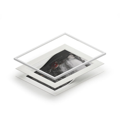 Locks- Fine Art Print with Passepartout Frame - Romantic Wall Art