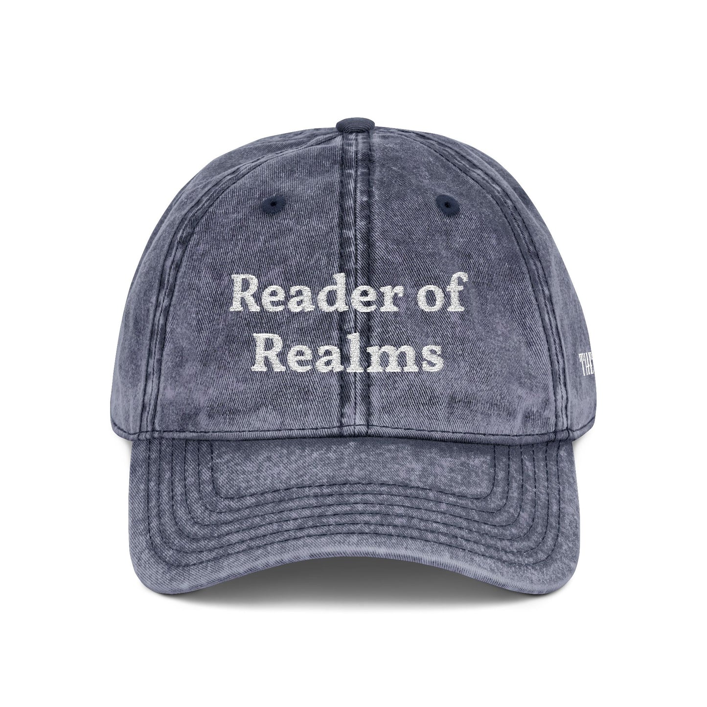 Reader of Realms Vintage Embroidered Cap