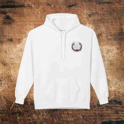 "Some Souls Only Bloom in Darkness" Floral Gothic Pullover Hoodie