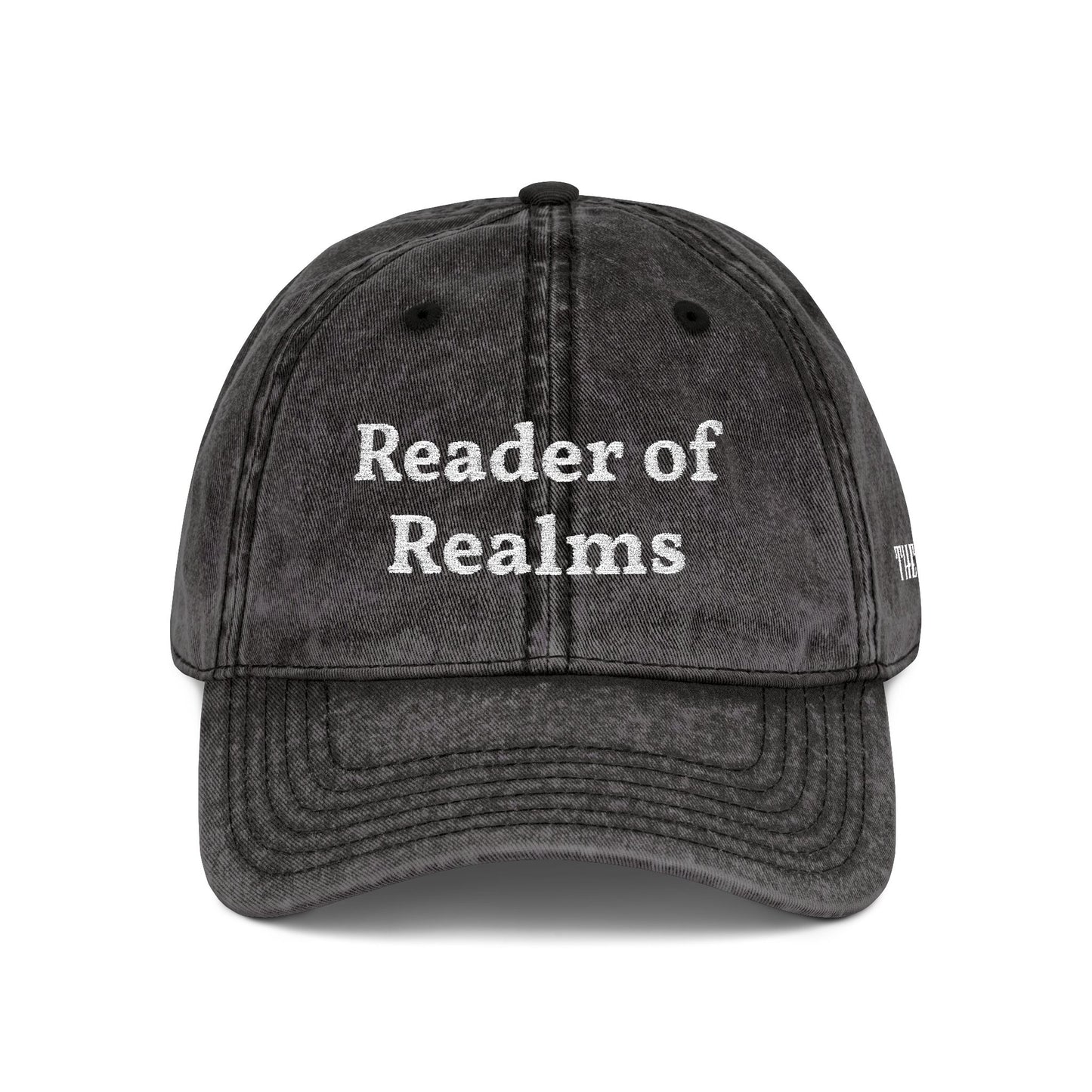 Reader of Realms Vintage Embroidered Cap