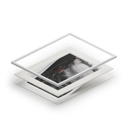 Locks- Fine Art Print with Passepartout Frame - Romantic Wall Art